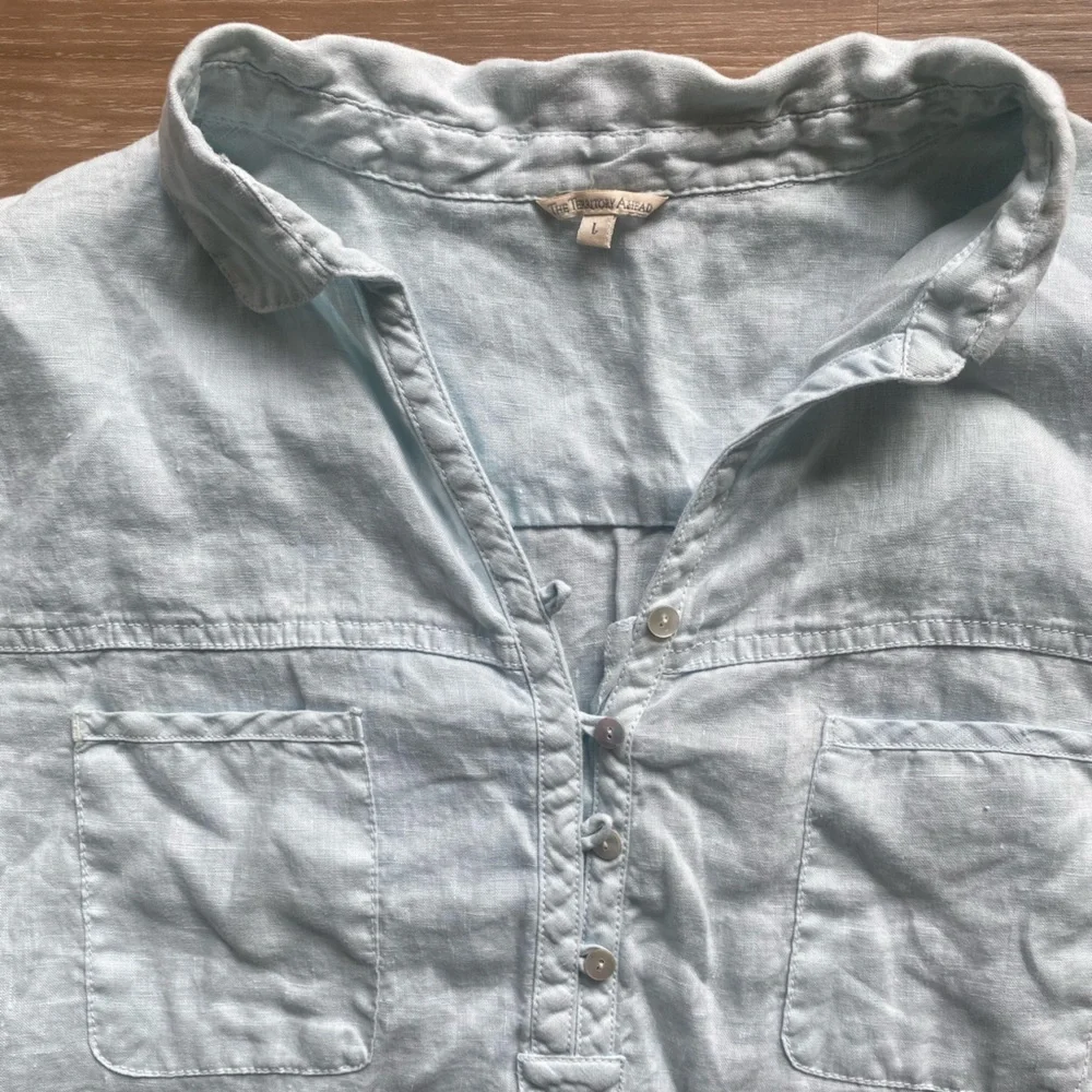 The Territory Ahead Light Blue Tunic - Picture 4 of 5